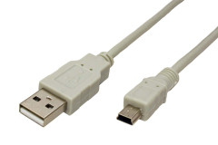 STANDARD STANDARD USB 2.0 kabel USB A(M) - miniUSB 5pin B(M), 0,8m