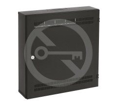 Solarix Solarix Rozvaděč SOHO LC-18 s lištami 2U, 4U a 11U, 550x550x150mm černá RAL9005