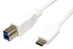 Value Value USB 5Gbps kabel USB3.0 B(M) - USB C(M), 1,8m