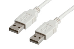 Value Value USB 2.0 kabel propojovací A(M) - A(M), 0,8m