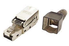 Value Value Konektor RJ45 kat. 6a, stíněný, na lanko / drát, montáž bez nástrojů