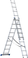 G21 G21 Žebřík třídílný 5,9m, 3x9 příček