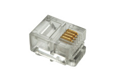 Solarix Solarix Konektor RJ11 CAT3 UTP 6p4c nestíněný neskládaný na licnu KRJ11/100