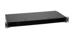 Solarix Solarix Optická vana s výsuvnou policí uzavíratelná klapkami 1U BK FOS2-1U-B