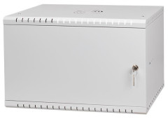 Lexi-NET LEXI-Net Basic Rozvaděč nástěnný 19" 6U 520x450, dveře plech, šedý