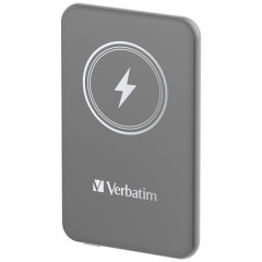 Verbatim VERBATIM Powerbanka Charge 'n' Go, Magnetická, 5000 mAh, USB-C, Šedá
