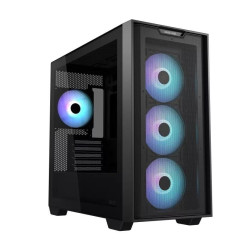 ASUS Taiwan ASUS case A21 PLUS, Mini Tower, průhledná bočnice, 4x 120mm ARGB Fan, černá