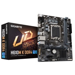 Gigabyte GIGABYTE MB Sc LGA1700 H610M K DDR4, Intel H610, 2xDDR4, 1xHDMI, mATX