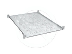 Solarix Solarix Police 19" 1U 650mm pevná RAL 7035 úchyt na přední i zadní lišty UP-16-G