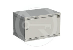 Solarix Solarix Rozvaděč nástěnný SENSA 6U 400mm, dveře plech, RAL 7035, SENSA-6U-64-21-G