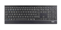 Rapoo RAPOO klávesnice E9500M Multi-mode Wireless Ultra-slim Keyboard Black