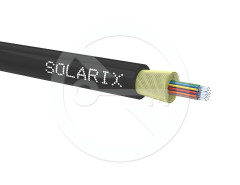 Solarix Solarix DROP1000 kabel Solarix 24vl 9/125 3.9mm LSOH E<sub>ca</sub> černý SXKO-DROP-24-OS-LSOH