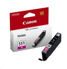 Canon Canon CARTRIDGE CLI-551M purpurová pro Pixma iP, Pixma iX, Pixma MG a Pixma MX 6850, 725x, 925, 8750 (319 str.)