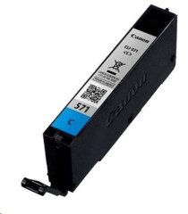 Canon CANON CARTRIDGE CLI-571 C azurová pro PIXMA MG575x, MG685x, MG775x, TS505x, TS605x, TS805x, TS905x (311 str.)