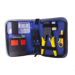 W-STAR W-Star Sada nářadí pro síťaře WSNF1206, 9ks krimpovací kleště, tester rj45, ořezávač, UTP