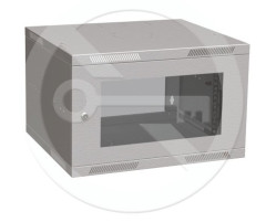 Solarix Solarix Rozvaděč nástěnný skládaný SENSA LITE 6U 450mm, dveře sklo, RAL 7035, SENSA-L-6U-545-11-G