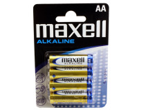 Maxell Maxell Alkalická baterie tužková (AA), 4ks