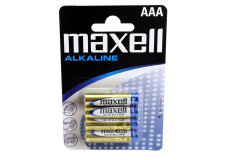 Maxell Maxell Alkalická baterie mikrotužková (AAA), 4ks